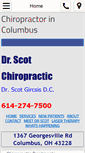 Mobile Screenshot of columbus-chiropractor.com