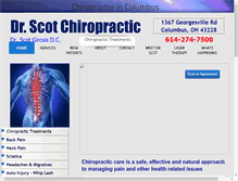 Tablet Screenshot of columbus-chiropractor.com